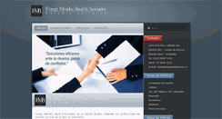 Desktop Screenshot of abogadosfmb.com.ar